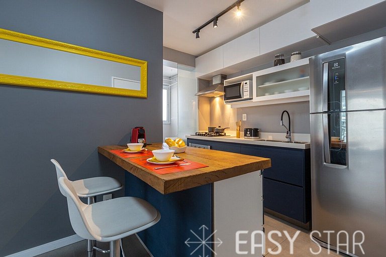 Easy Star - Apartamento com 2 Quartos no Coração do Campo Be