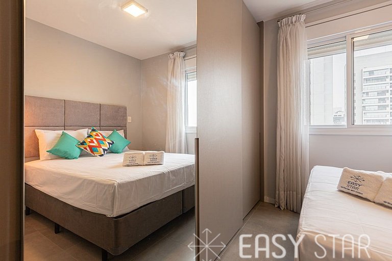 Easy Star - Apartamento com 2 Quartos no Coração do Campo Be