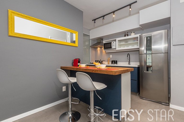 Easy Star - Apartamento com 2 Quartos no Coração do Campo Be