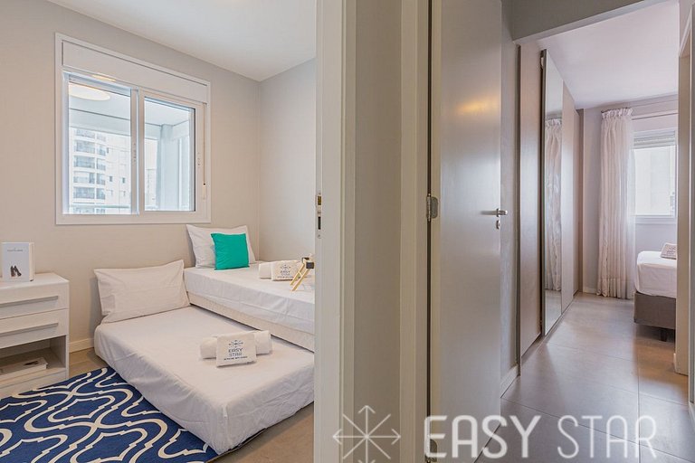Easy Star - Apartamento com 2 Quartos no Coração do Campo Be