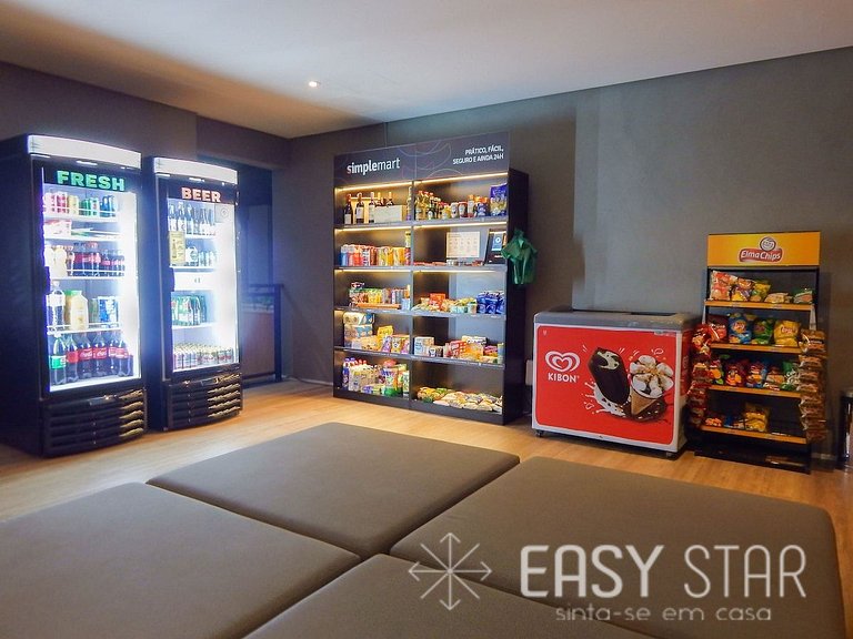 Easy Star - Luxuoso Studio no Coração do Campo Belo - HC01H
