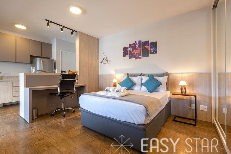 Easy Star - Espaçoso Studio ao Lado do Aeroporto Congonhas -