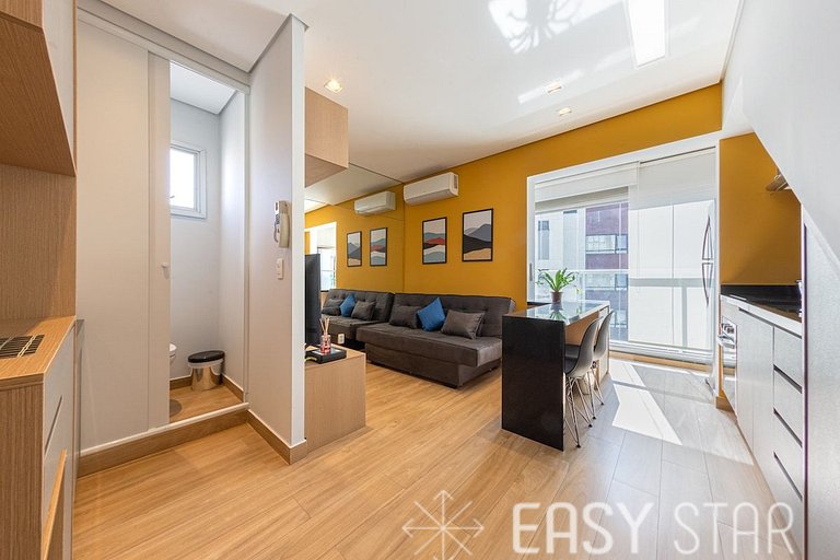 Easy Star - Duplex Encantador na Vila Olímpia - HT01H