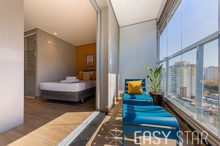 Easy Star - Duplex Encantador na Vila Olímpia - HT01H