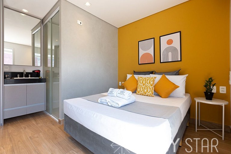 Easy Star - Duplex Encantador na Vila Olímpia - HT01H