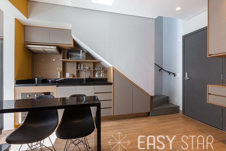 Easy Star - Duplex Encantador na Vila Olímpia - HT01H