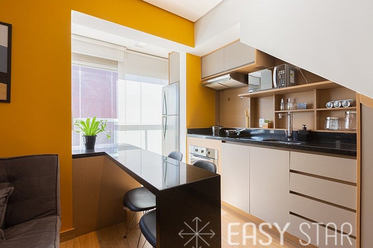 Easy Star - Duplex Encantador na Vila Olímpia - HT01H