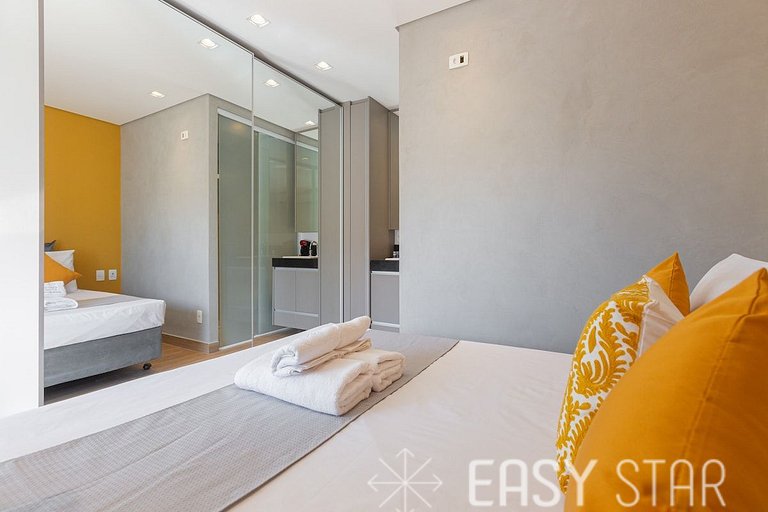 Easy Star - Duplex Encantador na Vila Olímpia - HT01H