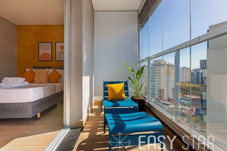 Easy Star - Duplex Encantador na Vila Olímpia - HT01H
