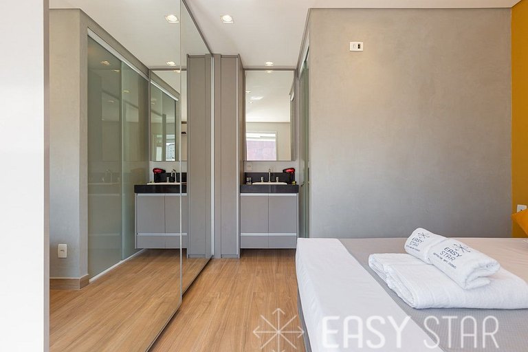 Easy Star - Duplex Encantador na Vila Olímpia - HT01H