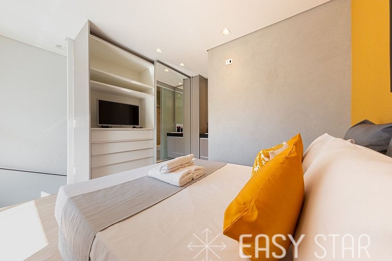 Easy Star - Duplex Encantador na Vila Olímpia - HT01H