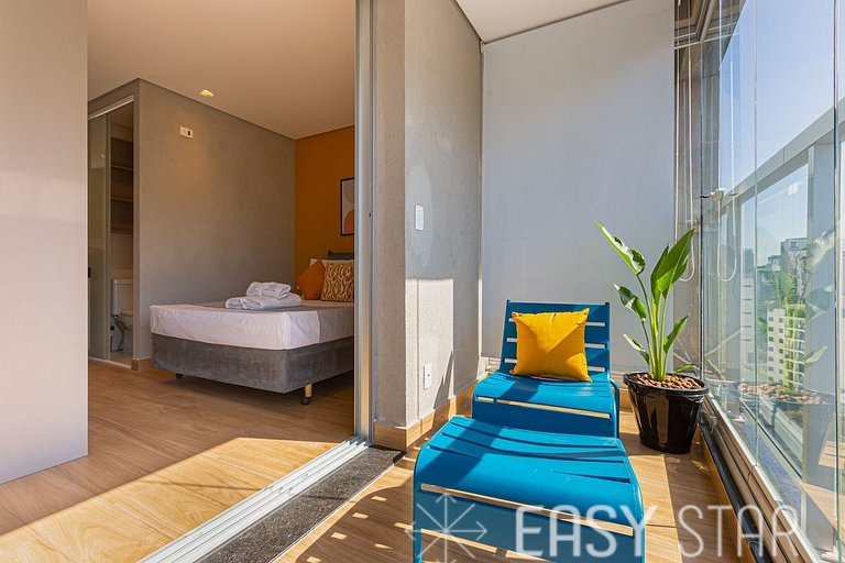 Easy Star - Duplex Encantador na Vila Olímpia - HT01H