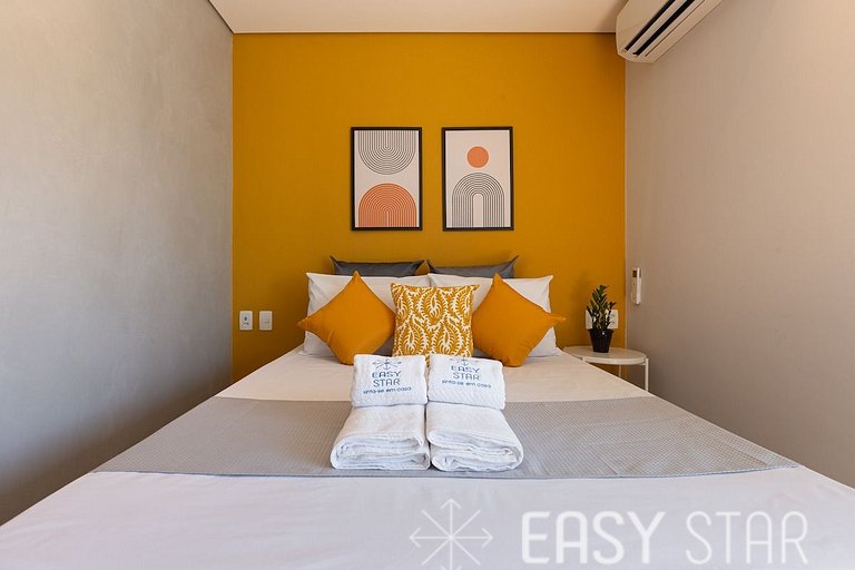 Easy Star - Duplex Encantador na Vila Olímpia - HT01H