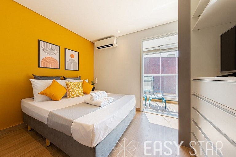Easy Star - Duplex Encantador na Vila Olímpia - HT01H