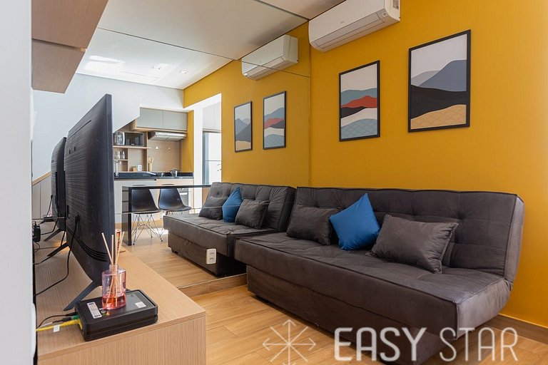 Easy Star - Duplex Encantador na Vila Olímpia - HT01H
