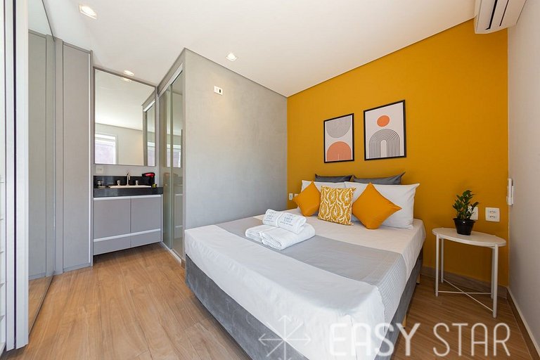 Easy Star - Duplex Encantador na Vila Olímpia - HT01H