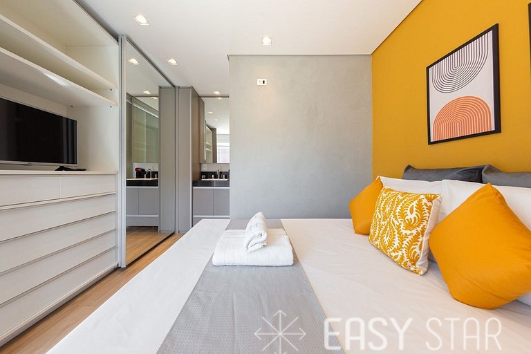Easy Star - Duplex Encantador na Vila Olímpia - HT01H