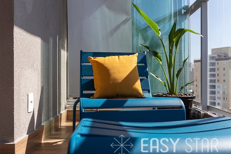 Easy Star - Duplex Encantador na Vila Olímpia - HT01H