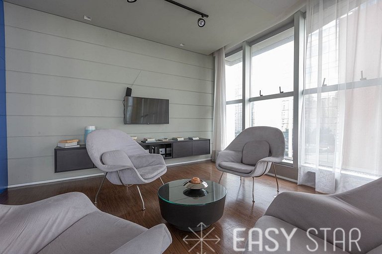 Easy Star - Duplex Encantador na Vila Olímpia - HT01H