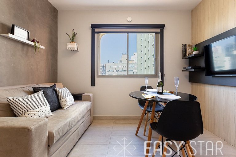 Easy Star - Flat Encantandor ao lado da Paulista - IY01H