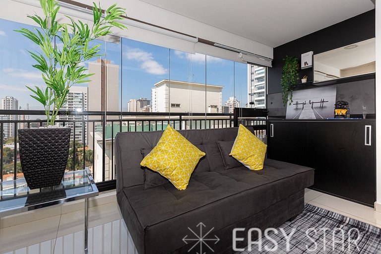 Easy Star - Studio Amplo e Confortável no Campo Belo - NP01G