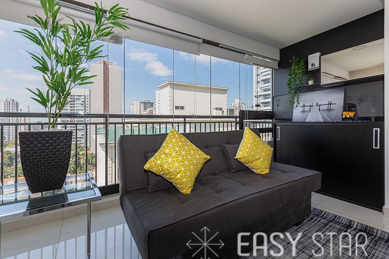Easy Star - Studio Amplo e Confortável no Campo Belo - NP01G