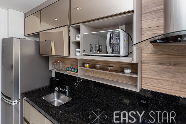 Easy Star - Studio Amplo e Confortável no Campo Belo - NP01G
