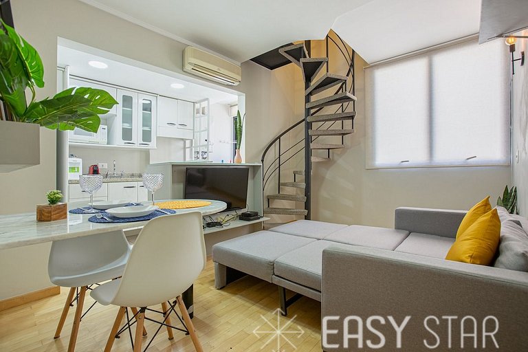 Easy Star - Apartamento aconchegante coração da Vila Olímpia