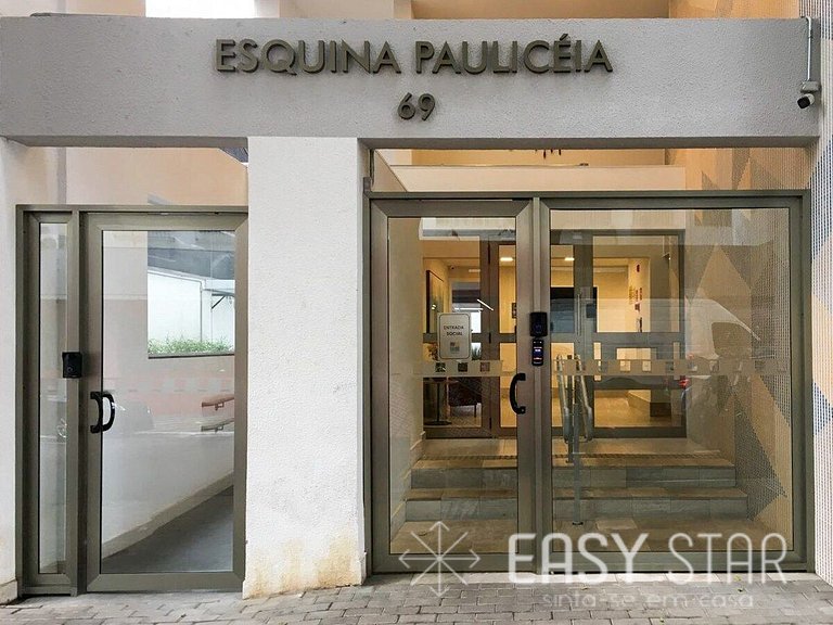 Studio prático e aconchegante na Bela Vista