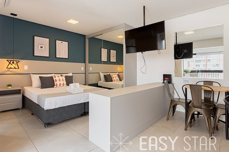 Easy Star - Lindo Studio aconchegante lado do Aero Congonhas