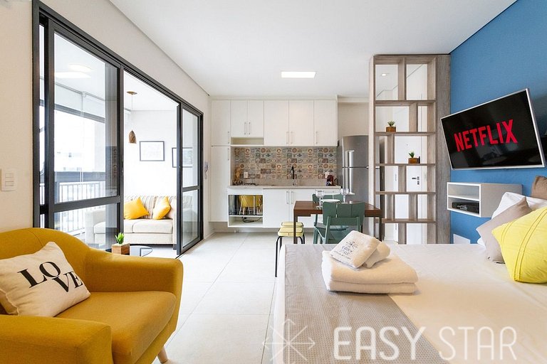 Easy Star - Studio encantador ao lado Aero - LJ01H