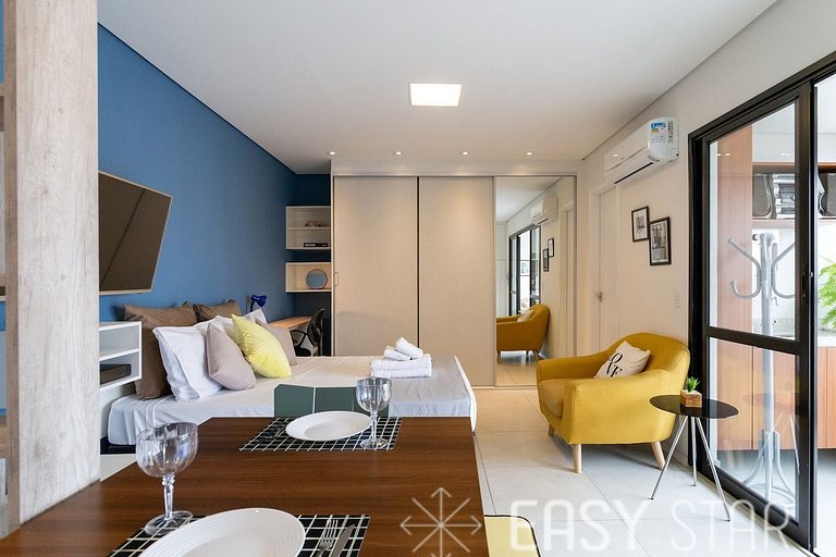 Easy Star - Studio encantador ao lado Aero - LJ01H