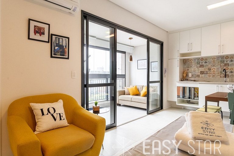 Easy Star - Studio encantador ao lado Aero - LJ01H