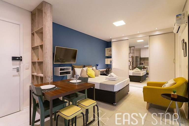 Easy Star - Studio encantador ao lado Aero - LJ01H