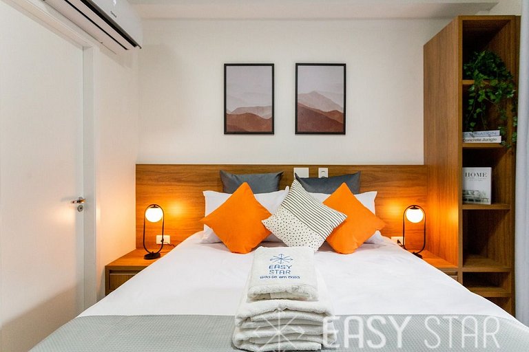 Easy Star -Studio Encantador próx. ao Metrô Ana Rosa - LN03H