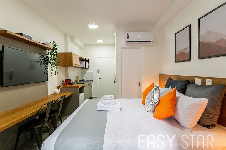 Easy Star -Studio Encantador próx. ao Metrô Ana Rosa - LN03H