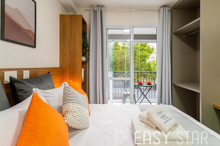 Easy Star -Studio Encantador próx. ao Metrô Ana Rosa - LN03H