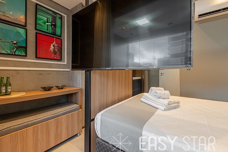 Easy Star - Studio compacto e prático ao lado Faria Lima - L
