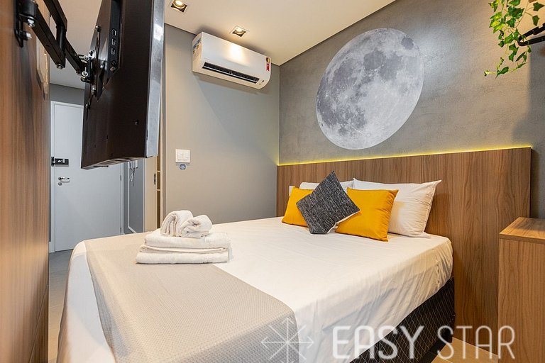 Easy Star - Studio compacto e prático ao lado Faria Lima - L