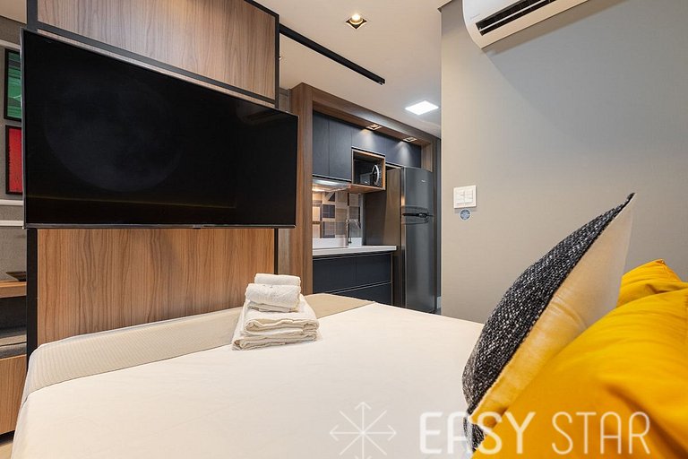 Easy Star - Studio compacto e prático ao lado Faria Lima - L
