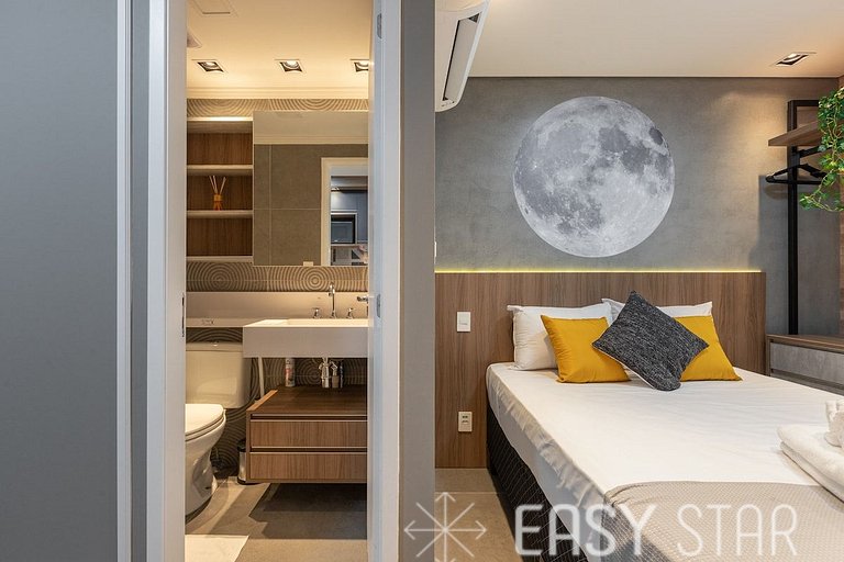 Easy Star - Studio compacto e prático ao lado Faria Lima - L
