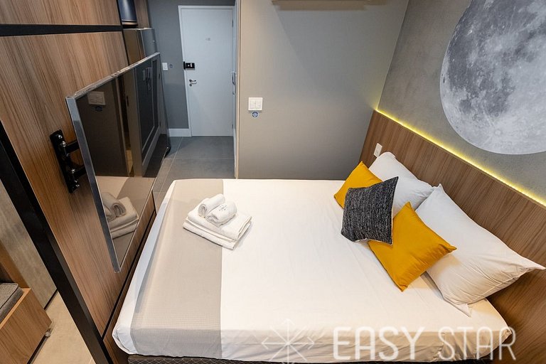 Easy Star - Studio compacto e prático ao lado Faria Lima - L