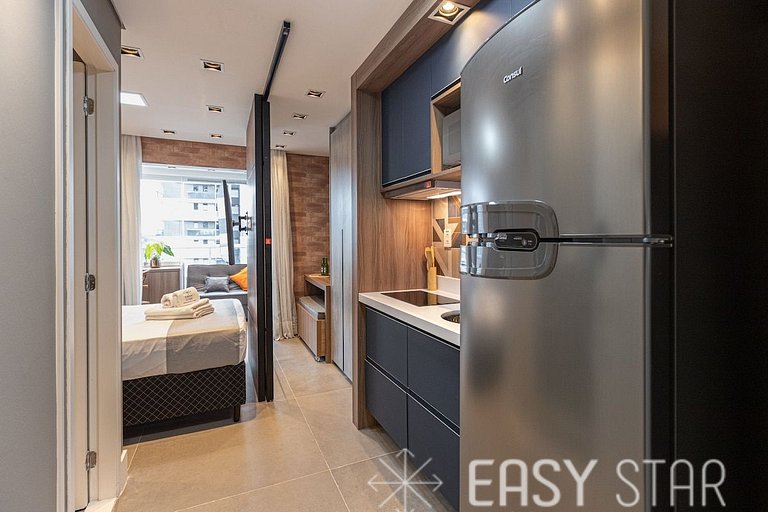 Easy Star - Studio compacto e prático ao lado Faria Lima - L
