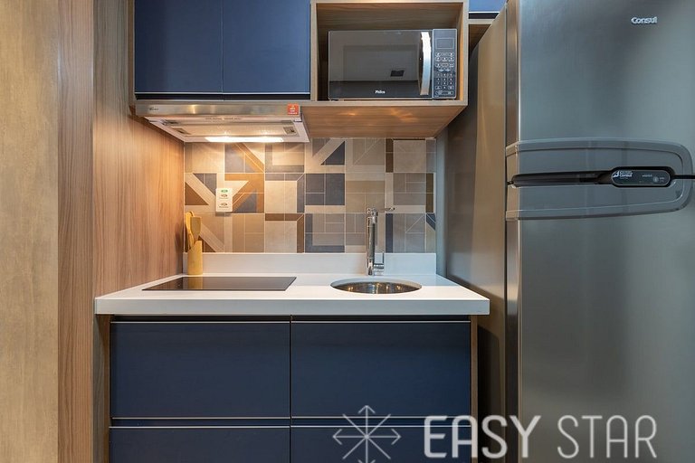 Easy Star - Studio compacto e prático ao lado Faria Lima - L