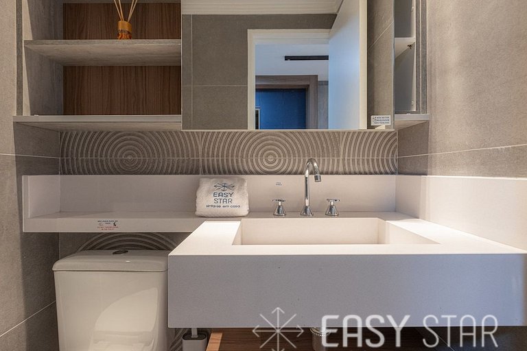 Easy Star - Studio compacto e prático ao lado Faria Lima - L