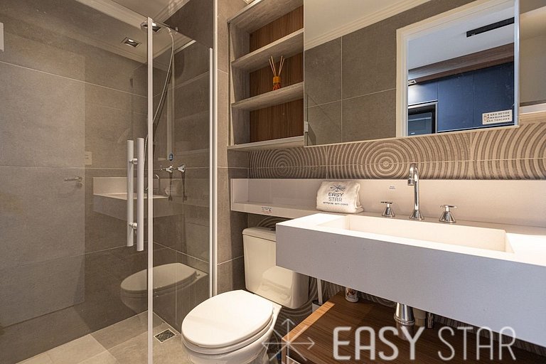 Easy Star - Studio compacto e prático ao lado Faria Lima - L