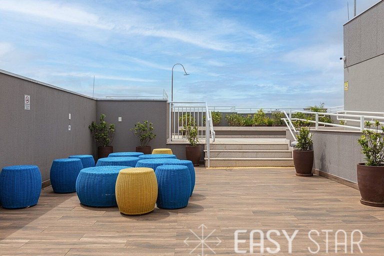 Easy Star - Studio compacto e prático ao lado Faria Lima - L