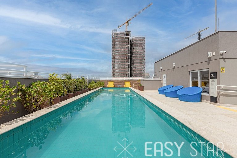 Easy Star - Studio compacto e prático ao lado Faria Lima - L