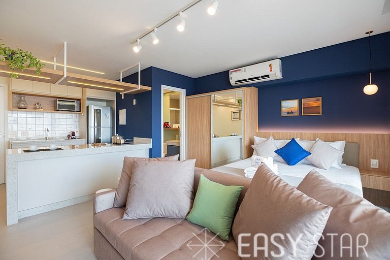 Easy Star - Studio encantador e bem iluminado no Campo Belo