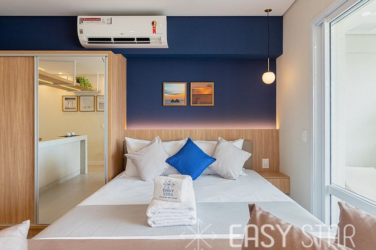 Easy Star - Studio encantador e bem iluminado no Campo Belo